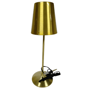 Abajour Aluminio Ambiente 45cm P/1 Lamp. E-27 Ref.280/1 - Ty Nando | Dourado