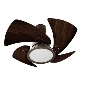 Ventilador De Teto Tornado Led Com 4 Pás  (Marron/Pás Tabaco) 127v – Venti-Delta