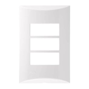 Placa 2x4 Para 3 Módulos Separados Branca Brava – Siemens