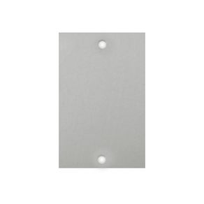 Placa Piso Inox 2x4 Cega Cod.PI42/00 - Stamplac