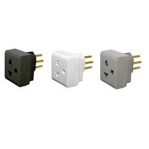 Plugue Adaptador 2P+T - PIAL Plugue Adaptador Tee 2P+T - Pial | Cod. 690662 10A Cinza