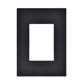 Placa 3 Postos 4x2 Quadrado Graphite Arteor 583763B - Pial