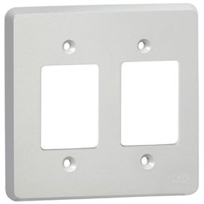 Placa 4X4 Para 3+3 Interruptores Silentoque 8533 - Pial