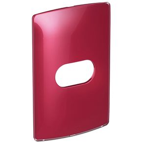 Placa 1 Posto 2x4 Horizontal Cherry Gloss Nereya Ref.663217 - Pial