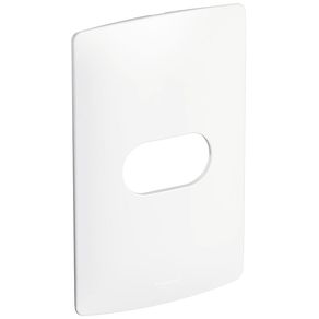 Placa 1 Posto 2x4 Horizontal Branco Nereya Ref.663210 - Pial