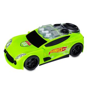 Carro Hot Wheels Turbo com Luz e Som Verde Multikids - BR1432 BR1432
