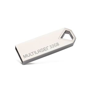 Pen drive Multilaser Diamond USB 2,0 Metálico PD851