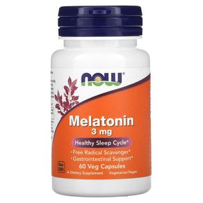 Melatonina 3 mg 60 Cápsulas Vegetais Melatonina 3 mg  60 Cápsulas Vegetais