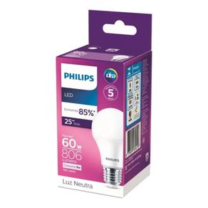 Lâmpada Led Bulbo Bivolt 9w 4000k - Philips