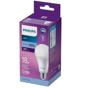 Lâmpada Led Bulbo E-27 Biv 18w 6500k 1800lms A75 - Philips Lampada Led Bulbo E-27 Biv 18w 6500k 1800lms A75 - Philips