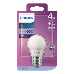 Lâmpada Led Bolinha Mini Bulbo 4w Bivolt 6500k - Philips