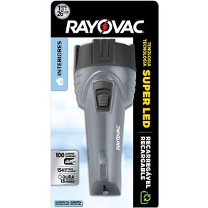 Lanterna Recarregável Biv. Super Led Big 100 Lumens - Rayovac