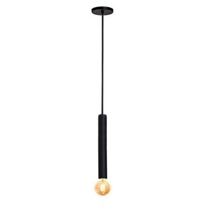 Pendente Bartô Long 40CM Para 1 Lampada E-27 - Caisma | Preto