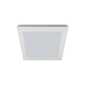 Plafon Led Quadrado Sobrepor 20 X 20cm 16w - Romalux | 4000k