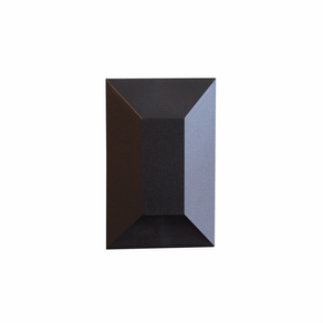 Arandela Balizador Led Onix Vertical LA-232 Preto Interno/Externo - Led Art