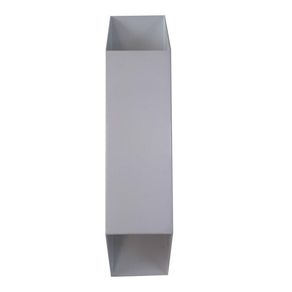 Arandela Vertical Para 2 Gu10 Aluminio Branco Liso Ref.502.90 – Incolux