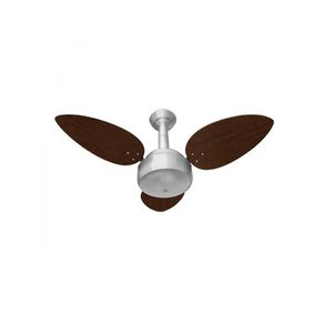Ventilador De Teto Miray Com 3 Pás (Prata/Pás Tabaco) 127v – Venti-Delta