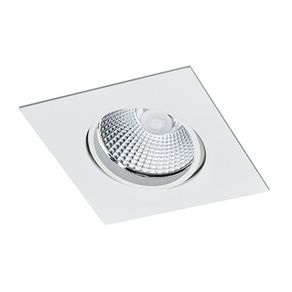 Spot Dicroica Embutir Quadrado Branco Fosco P/1 Dic.Gu10 Ref. Bl1084/1 - Bella Luce