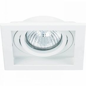 Spot Quadrado Conecta Com Moldura Para Mini Dicróica Ref.NS7351B BR/BR - Bella Iluminação