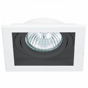 Spot Quadrado Conecta Com Moldura Para Mini Dicróica Ref.NS7351P BR/PT - Bella Iluminação