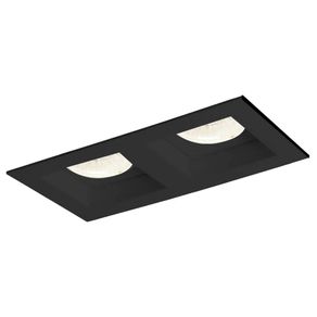 Spot Flat Embutido Recuado P/2 Par20 Preto - NewLine SPOT INCANDESCENTE FLAT EMB.RECUADO P/2 PAR20 PT/PT REF.IN65023PT NEW LINE