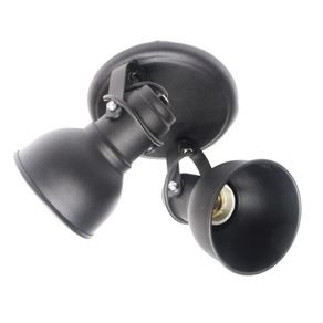 Trilho Spot Preto P/2 Lamp. E27 - Itamonte