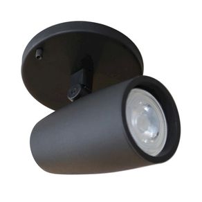 Spot Sobrepor Pictor Preto Fosco Para/1par 70 Ref.937 - Acend Iluminação