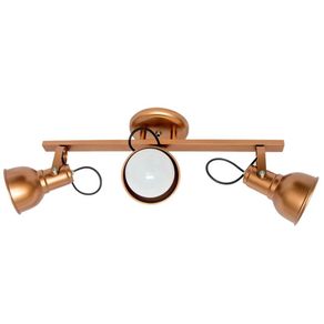 Trilho Spot Cobre P/3 Lamp. E27 - Itamonte