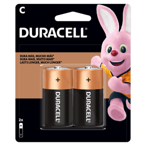 Pilha Alcalina Grande 2 Unidades – Duracell