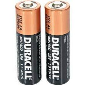 Bateria Alcalina Pequena AA Cartela Com 2 Unidades MN1500B - Duracell