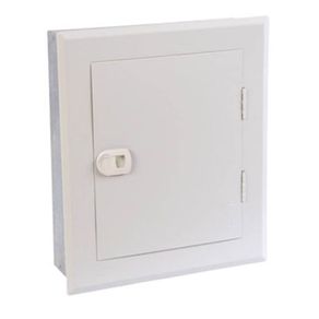 Quadro Para Disjuntor Externo  Din Universal Qdstn-Ii  Branco – Cemar QUADRO P/44 DISJ. EXTERNO 100A DIN UNIVERSAL QDSTN-II 904334 BR CEMAR