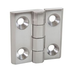 Dobradiça Plana Externa Inox Abertura 180° Parafuso M6 Cod. 91475 - Tasco