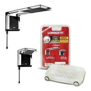 Resistência para Chuveiro Acqua Ultra Duo/Star/Jet/Storm/Wave - Lorenzetti | 127V 5500w