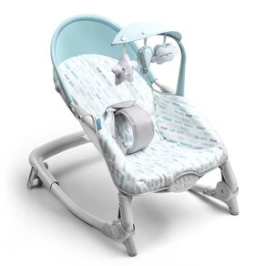 Cadeira de Descanso e Balanço Spice Dobrável 0-18kgs Azul Multikids Baby - BB292 BB292