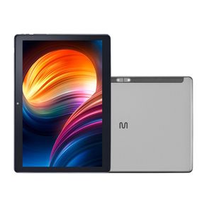 Tablet U10 4G 64GB Tela 10.1 Pol. 3GB RAM + Wi-Fi Dual Band com Google Kids Space Android 12 Prata - NB386 NB386