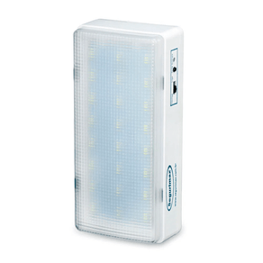 Luminária Emergência Autônoma Led Biv. 24leds 4w 3hrs 100lm Bateria Selada-24150 - Segurimax Segurimax