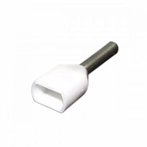 Terminal Pré-Isol Pino Ilhós Tubular Duplo Branco (0,50mm) - Penzel