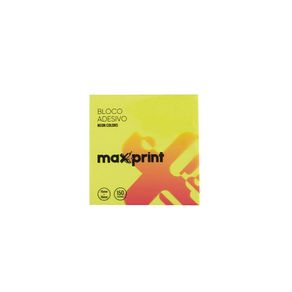 Bloco Adesivo Post-it Neon Maxprint