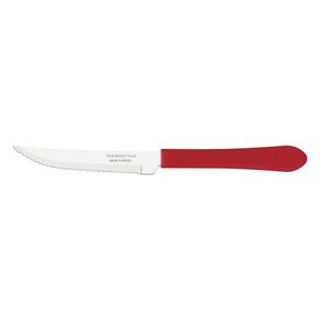 Faca Churrasco Inox 4 Leme Vermelho Tramontina