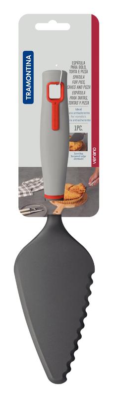 Espatula Pizza e Bolo Nylon Verano Cinza Tramontina - Imagem 3