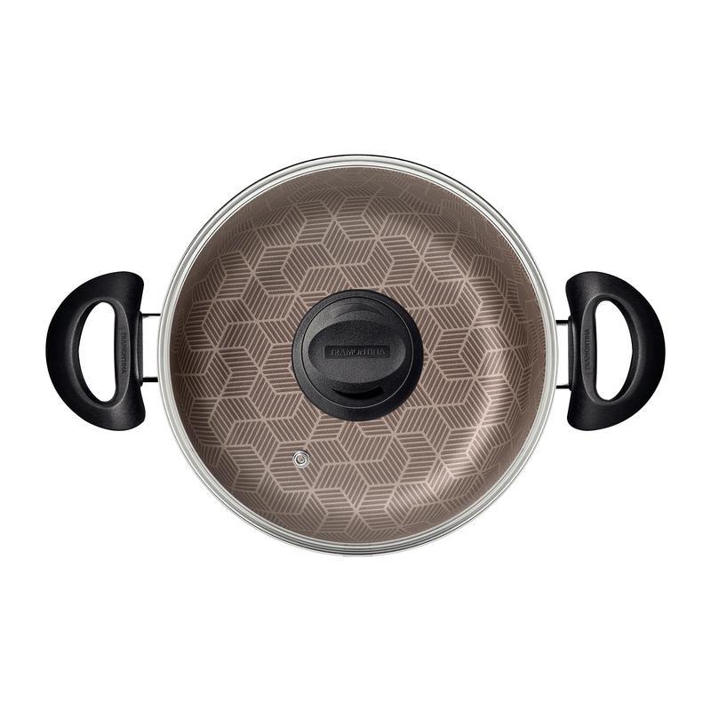 Caçarola 24 cm Paris Vermelho Tramontina - Imagem 3