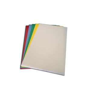 Conjunto 6 (seis) tabuas LISAS polietileno - coloridas - 50 x 30