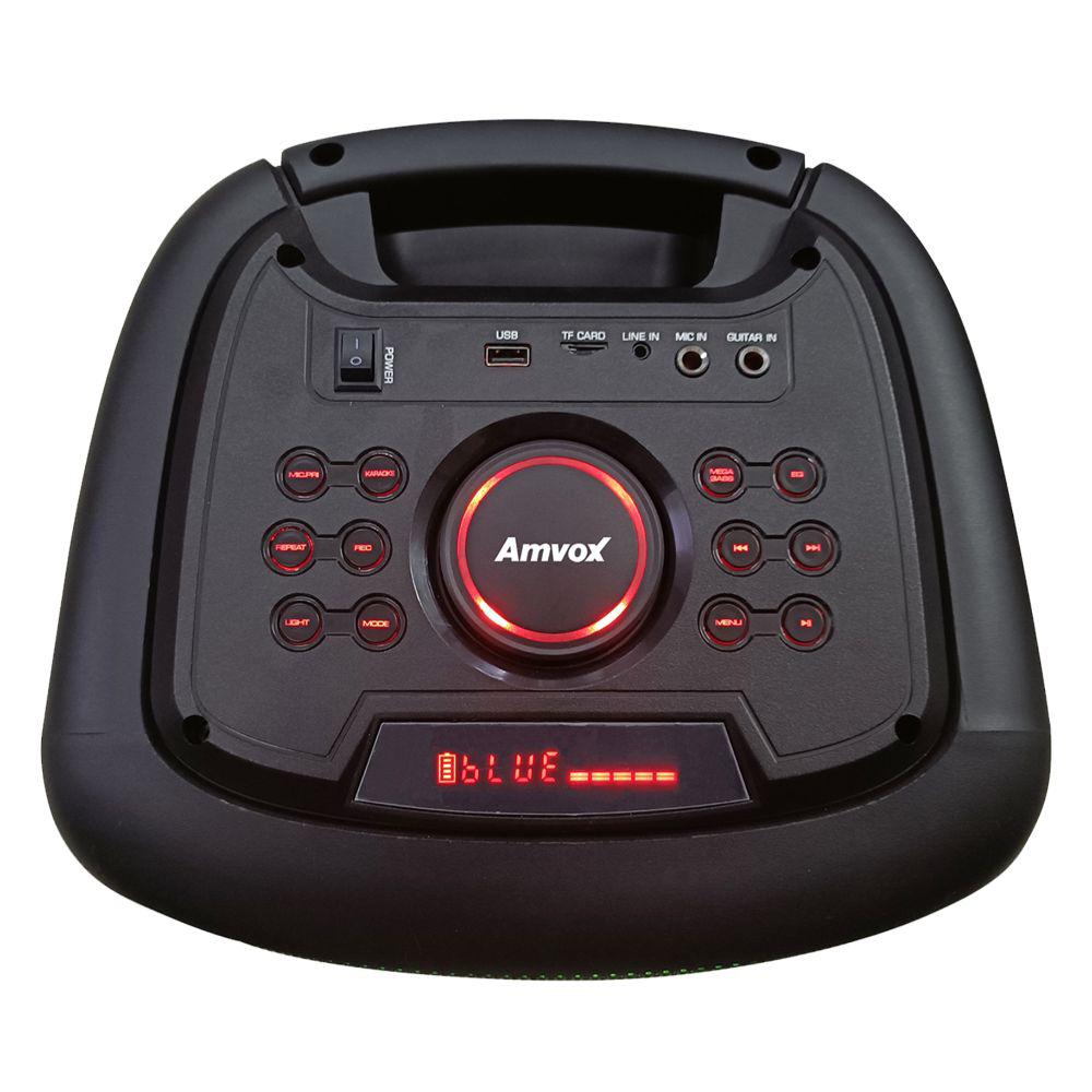 Caixa Som Amplificada ACA 2000 Party Vox Amvox 2000w Bivolt - Imagem 4