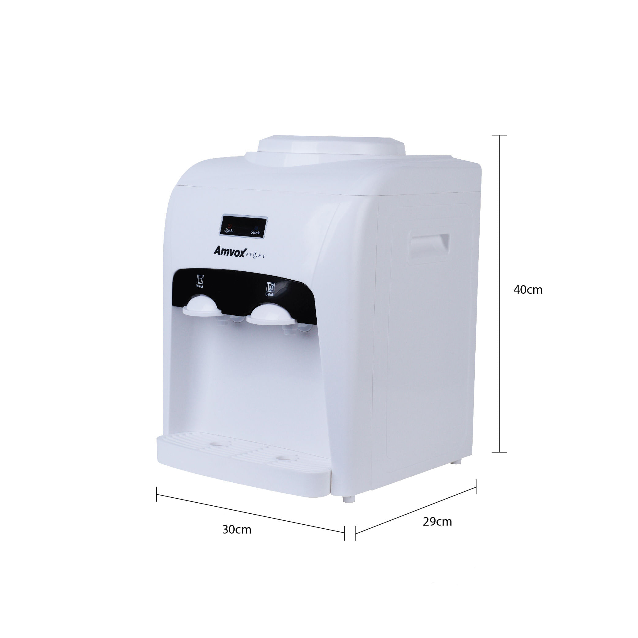 Bebedouro Refrigerado Amvox Bivolt Branco Garrafão Galão Água Gelada Natural ABB 240 - Imagem 6
