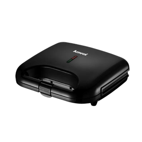 Sanduicheira e Grill Preta Amvox LED ON/OFF 750W AMS 370 BLACK Voltagem: 220V