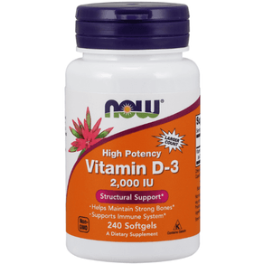 Vitamina D-3 2.000 UI Now Foods – 240 Cápsulas Vitamina D-3 2000 UI Now Foods – 240 Cápsulas
