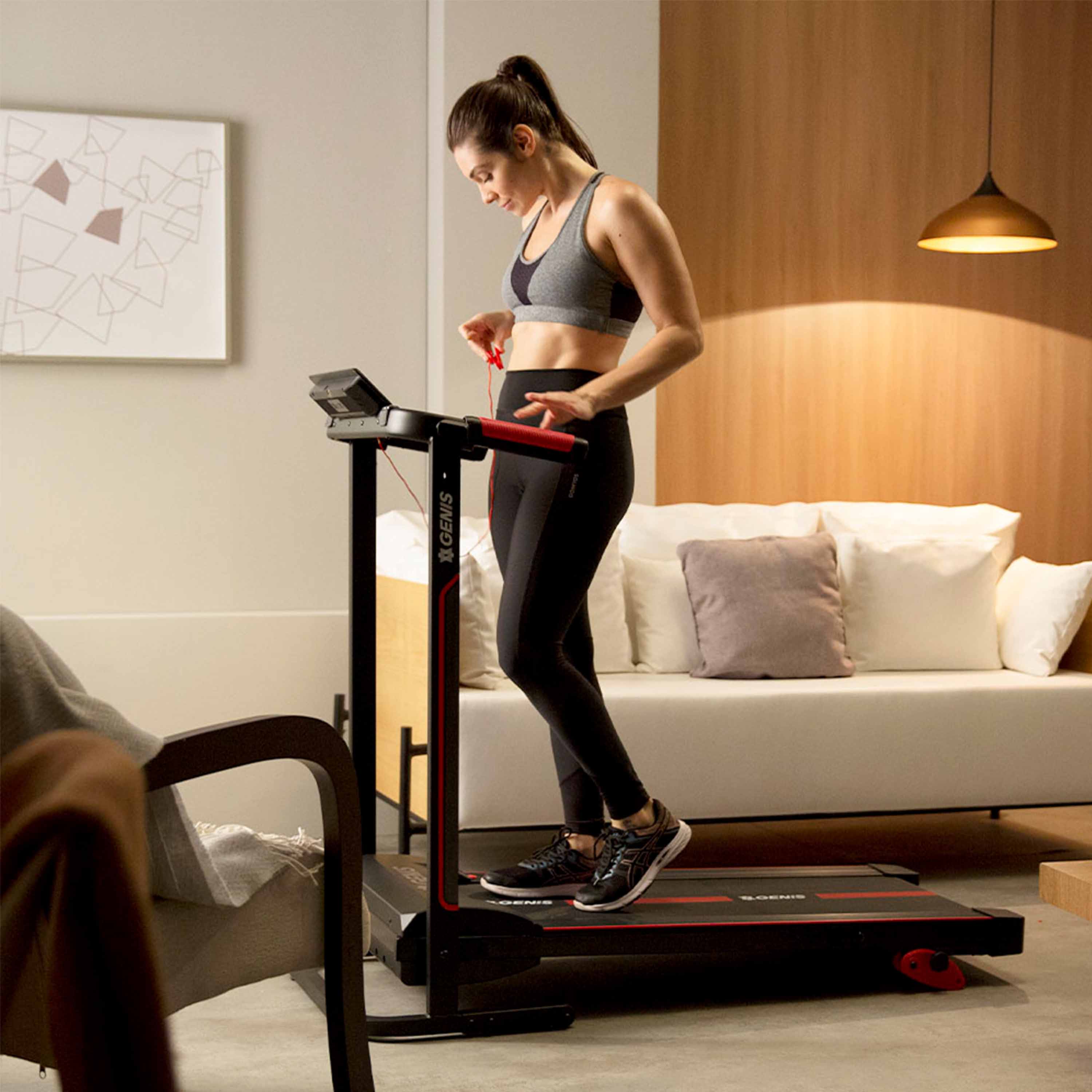 Esteira Ergométrica Dobrável Genis GT 500 - Imagem 7