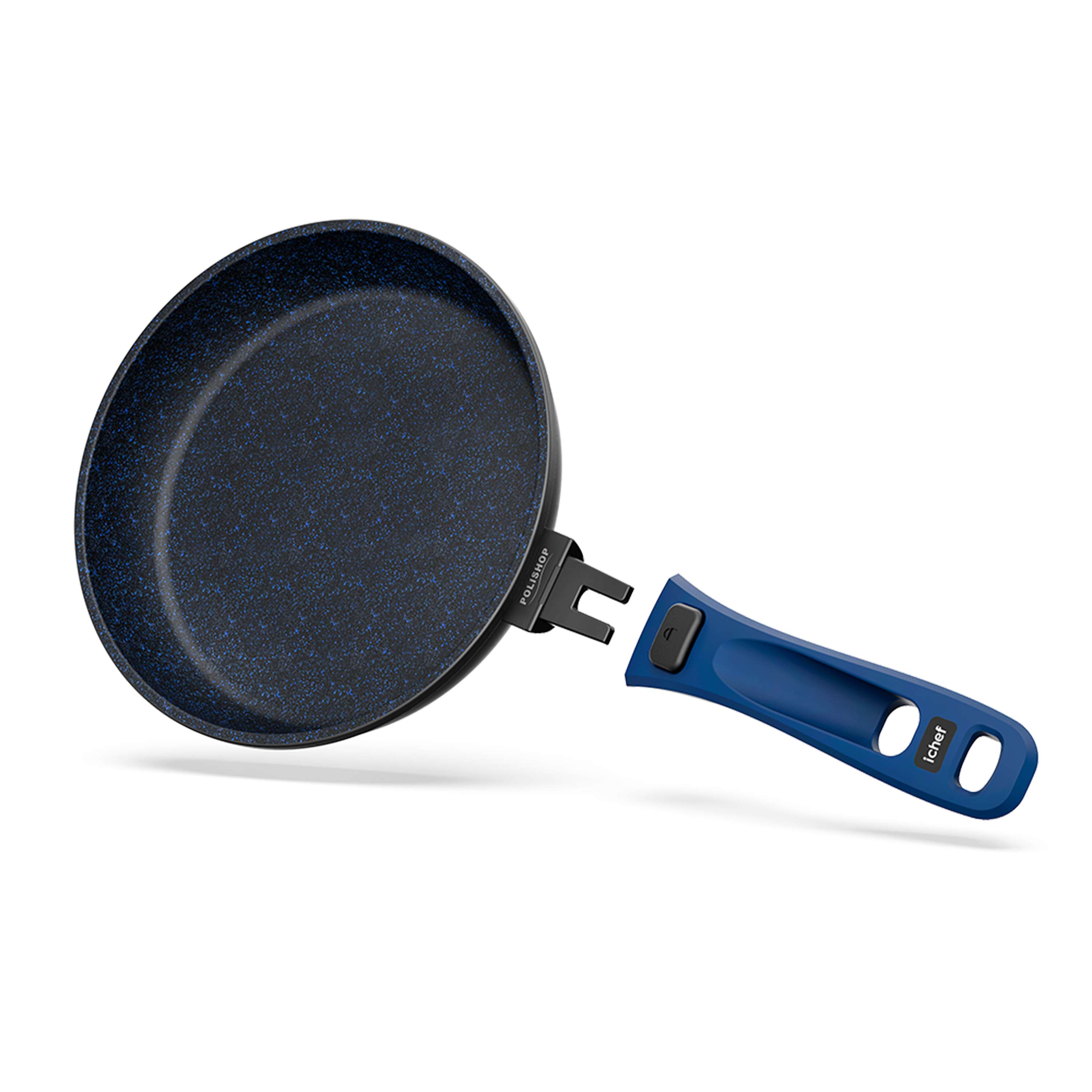 Panela Polishop iChef Ultra Sauté Petit Shark Series Azul 20cm - Imagem 2