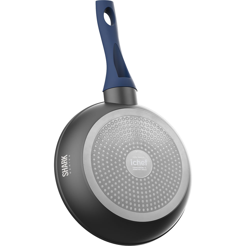 Panela Polishop iChef Home Sauté Petit Shark Series Azul 20cm - Imagem 5