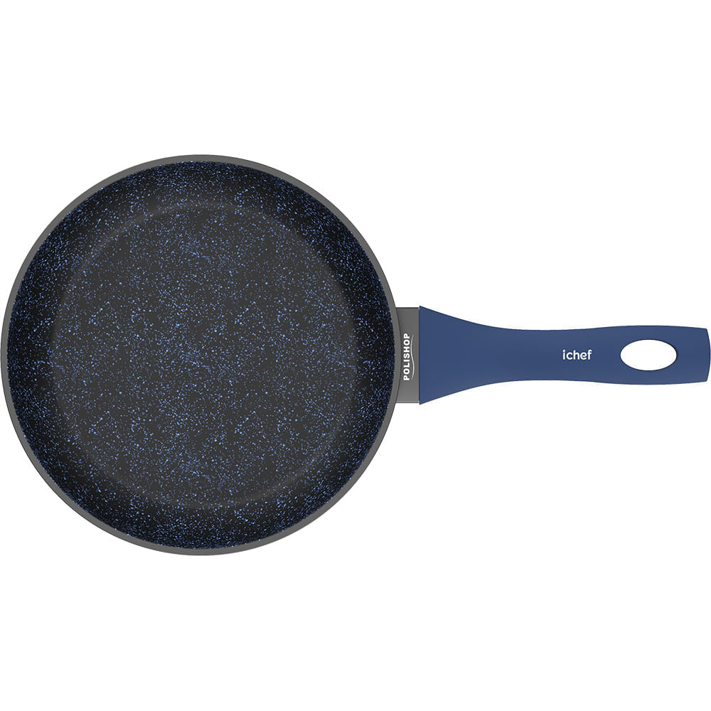Panela Polishop iChef Home Sauté Petit Shark Series Azul 20cm - Imagem 2